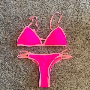 Vibrant Pink Bikini Set